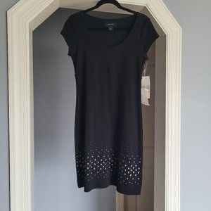 KAREN KANE WOMENS BLACK KNIT DRESS SIZE SMALL